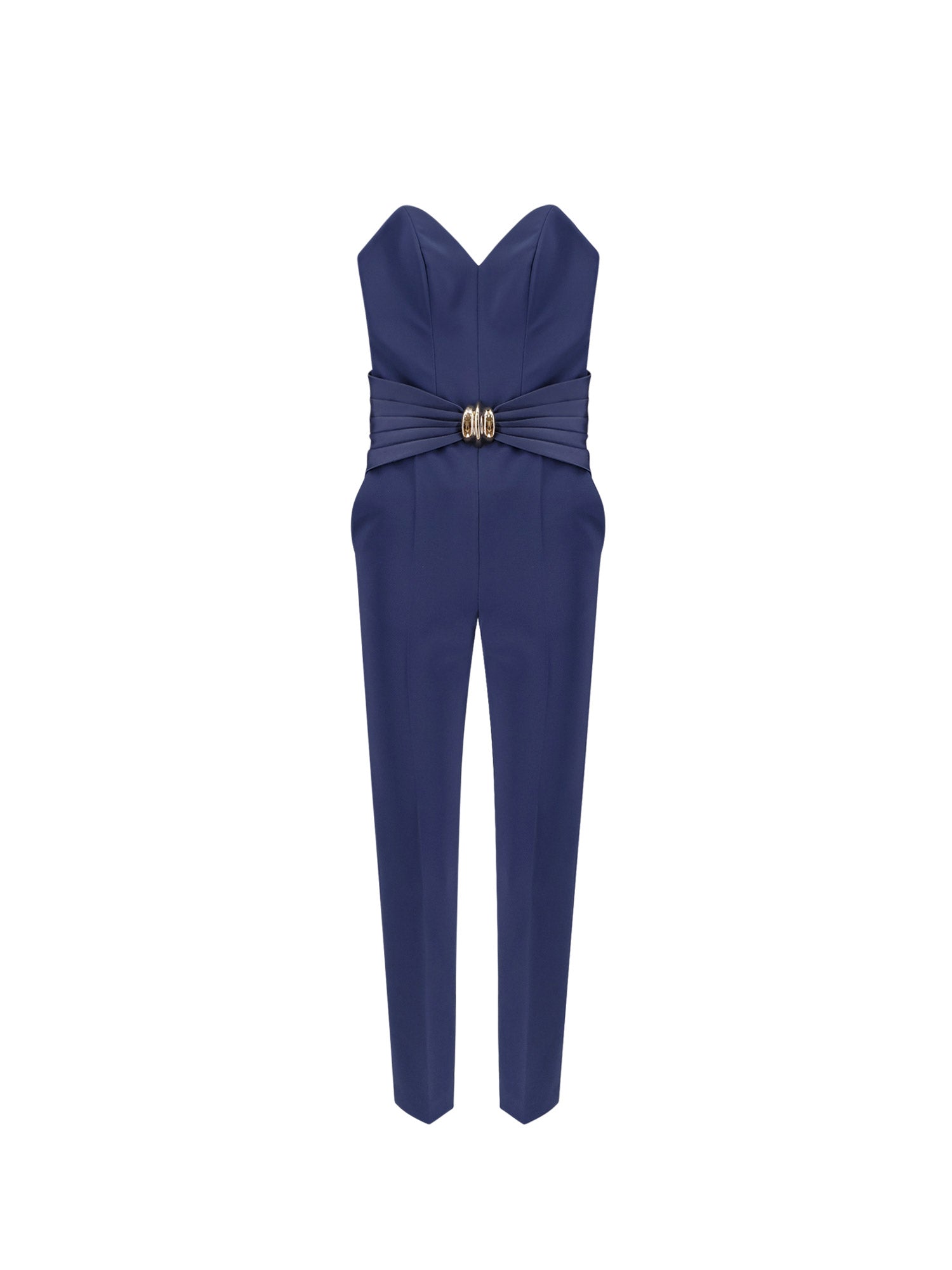 Elisabetta Franchi Dresses Blue Poliestere Elastan - 40