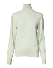 Men's Virgin Wool Turtleneck Green