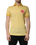 Men's Logo-Embroidered Cotton Polo Yellow