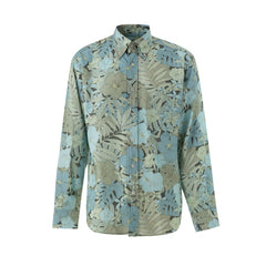 Men's Blue Lyocell Pattern Shirt