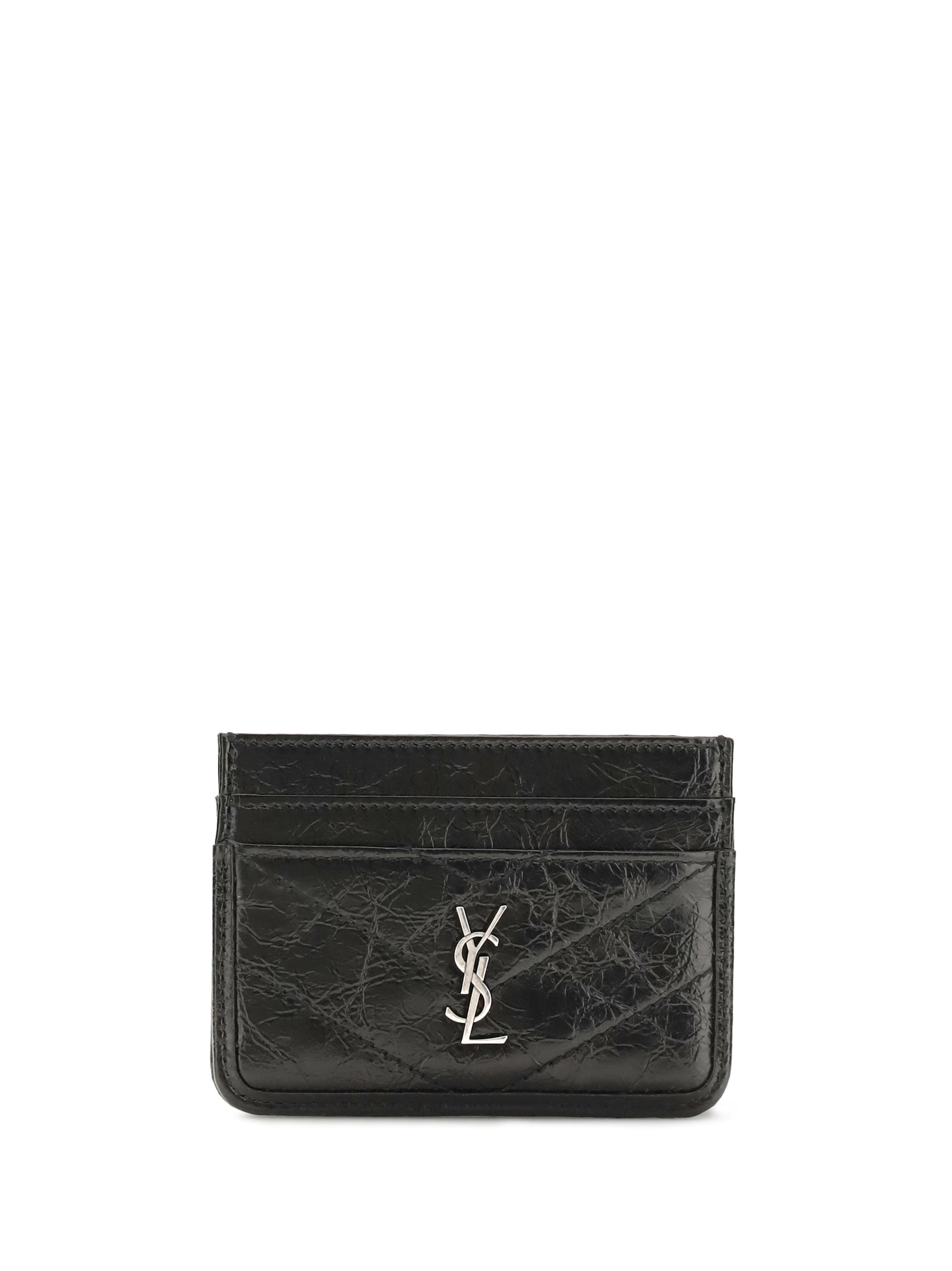 Saint Laurent Niki Card Case — Black
