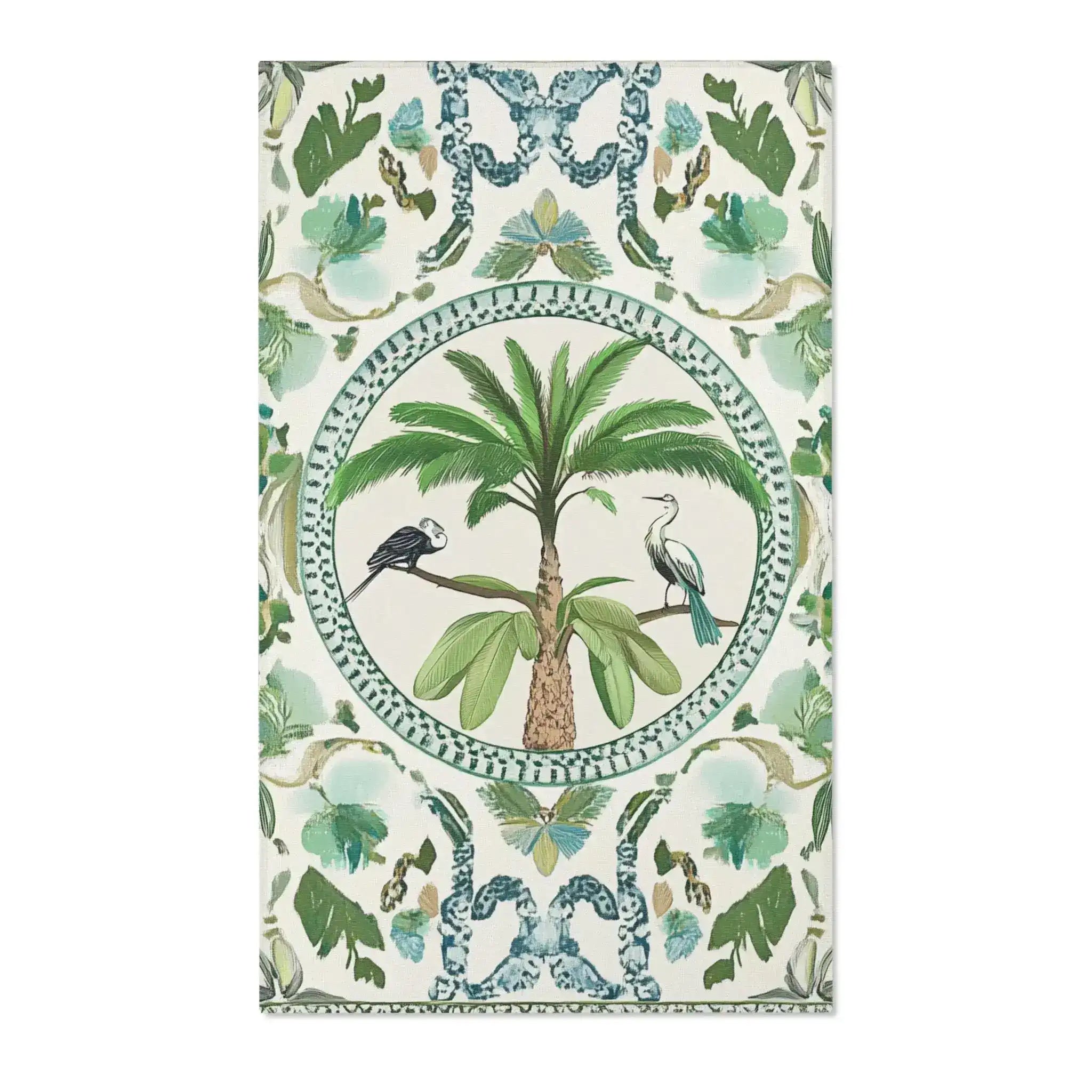 Palm Court Aviary Accent Rug