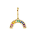 Natural Multi-Gemstone Rainbow Charm