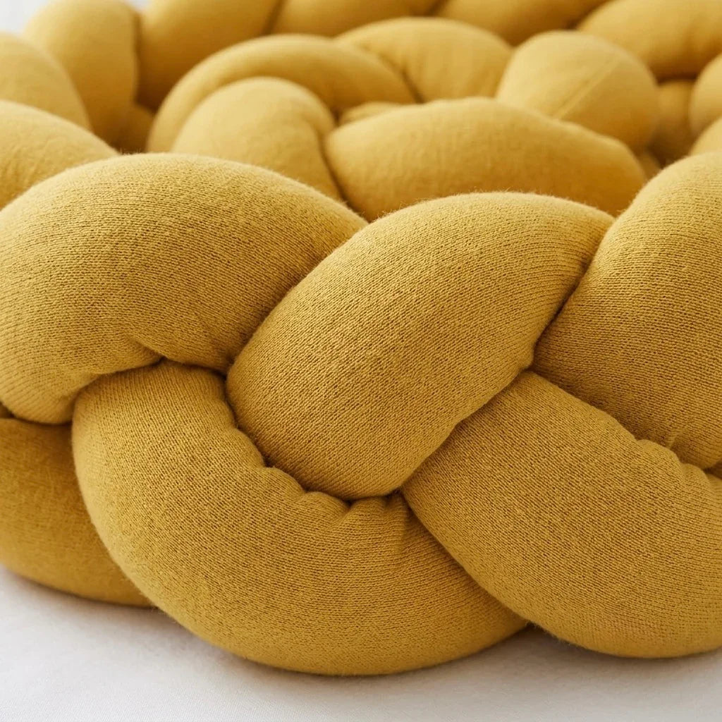Mustard Cot Bumper Braid 210cm - Comfort and Style for Your Baby