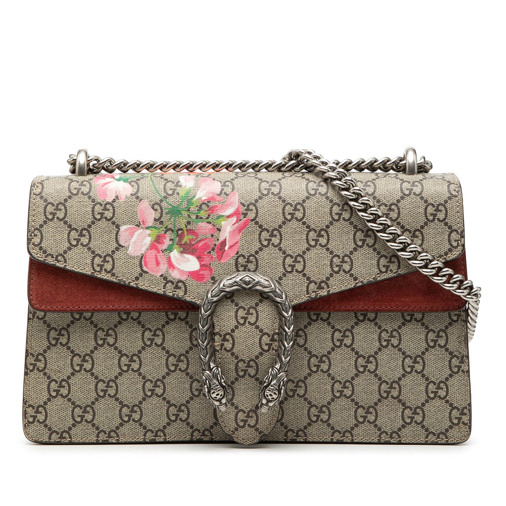 Medium GG Supreme Blooms Dionysus Shoulder Bag