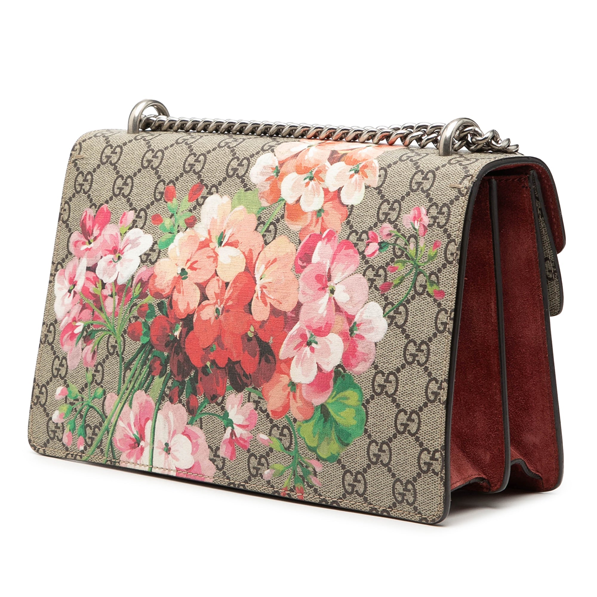 Medium GG Supreme Blooms Dionysus Shoulder Bag