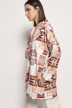 CHAQUETA  ESTAMPADA