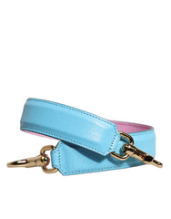 Women's Pink Blue Leather Handle Bag Shoulder Strap Light