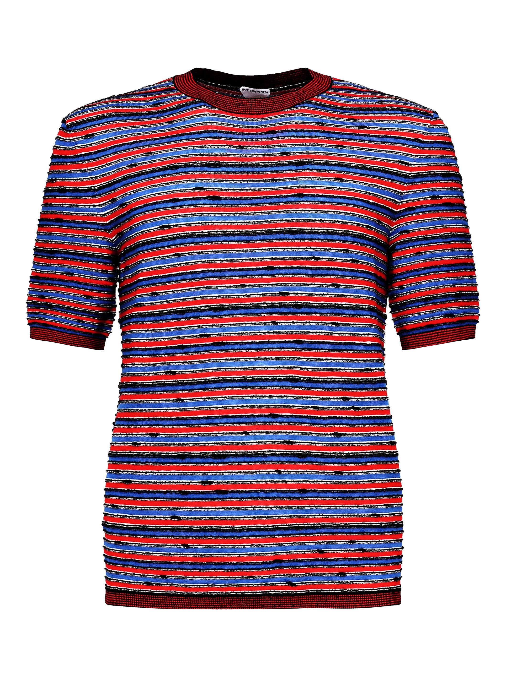 Bottega Veneta T-shirts and Polos Red, Blue Cotton - M