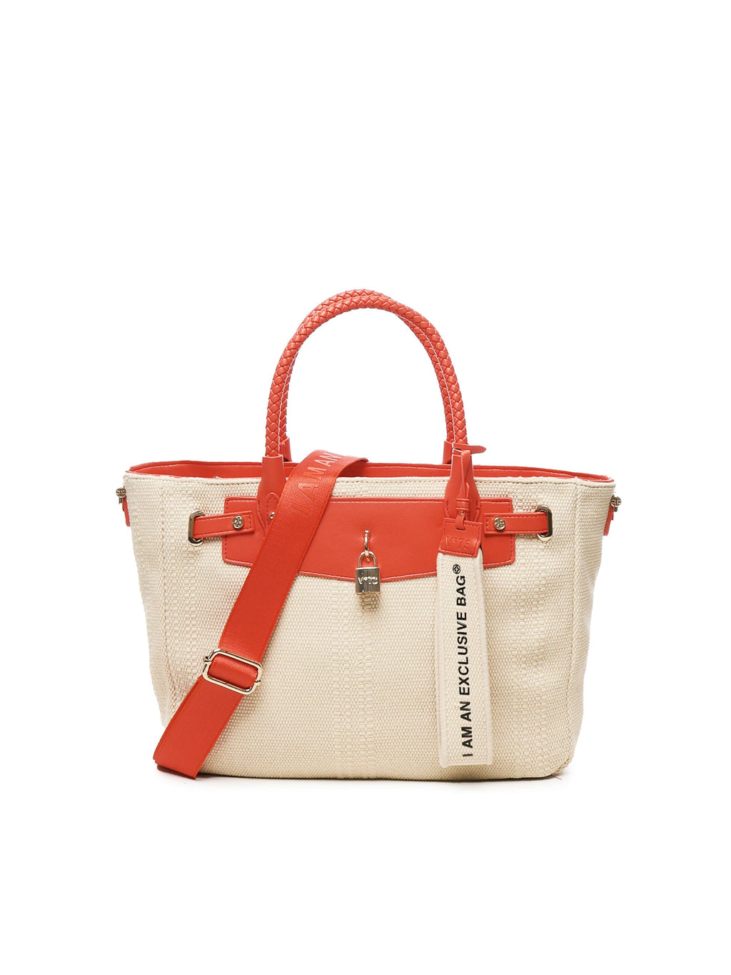 V° 73 Bags Off-white/cuir Polyester