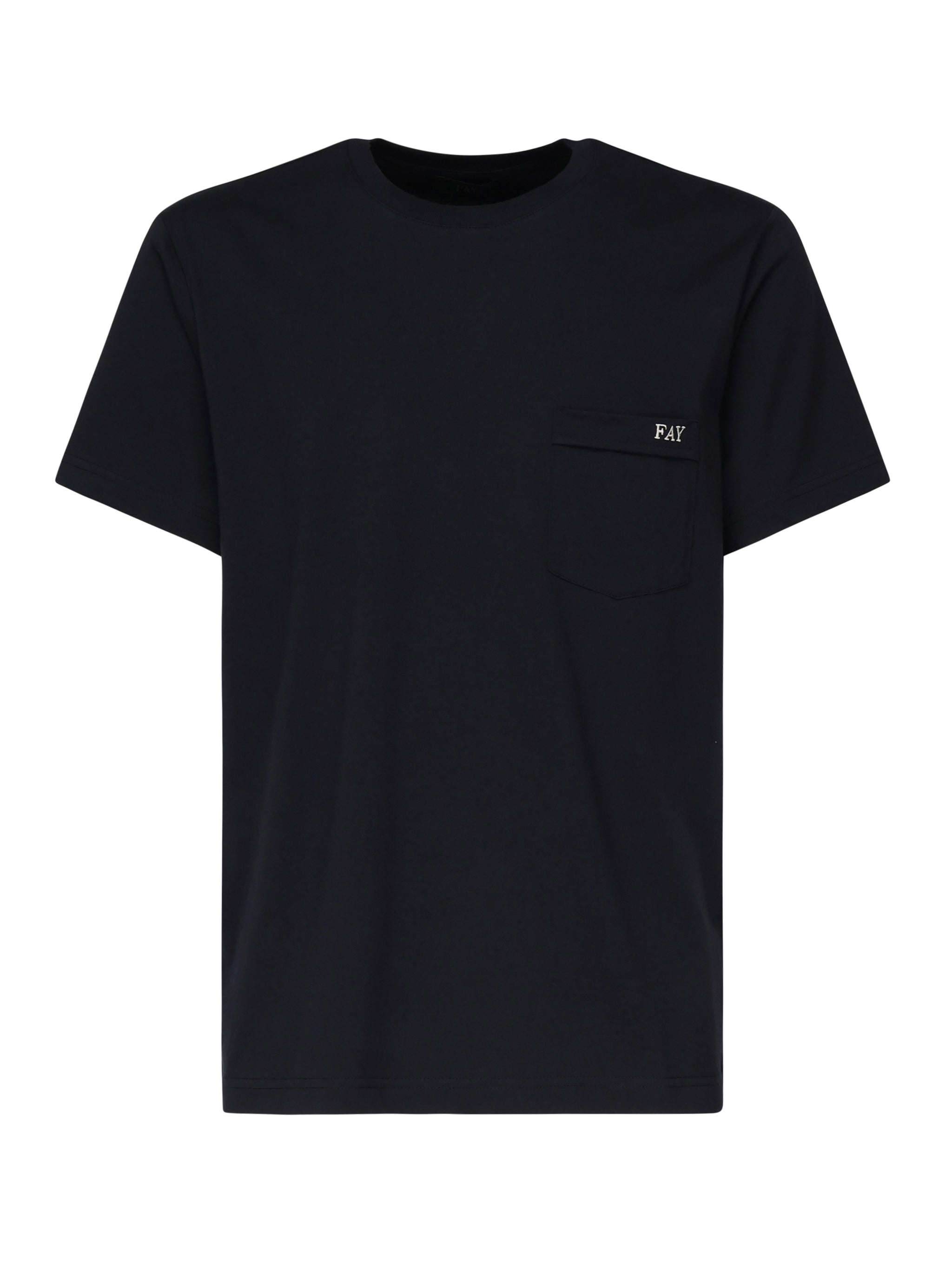Fay T-shirts and Polos Black Cotton - XXL