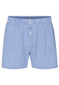 Calzoncillo Bóxer Hombre Algodón Popelín Rayas - Azul 6932_36