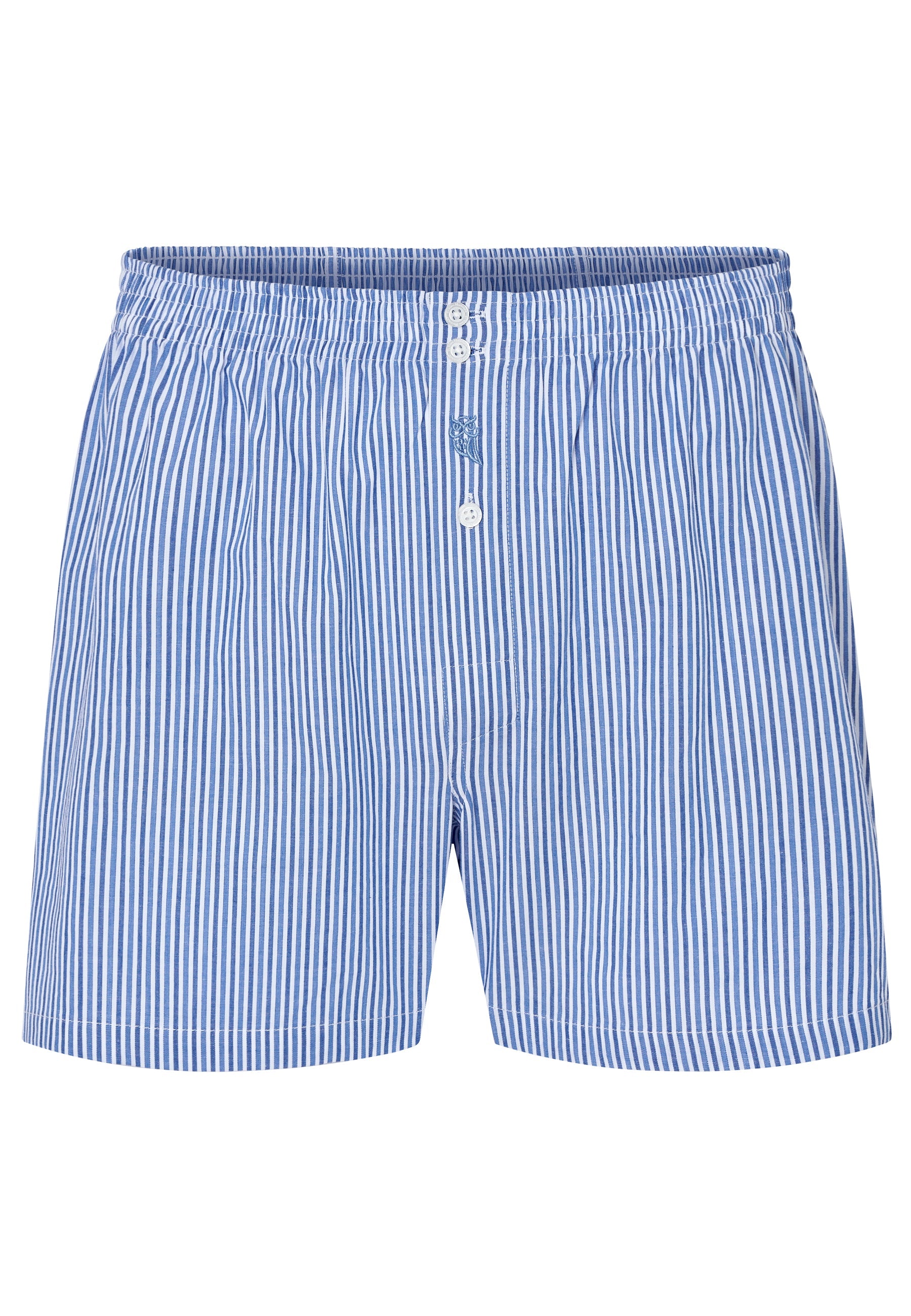 Calzoncillo Bóxer Hombre Algodón Popelín Rayas - Azul 6932_36