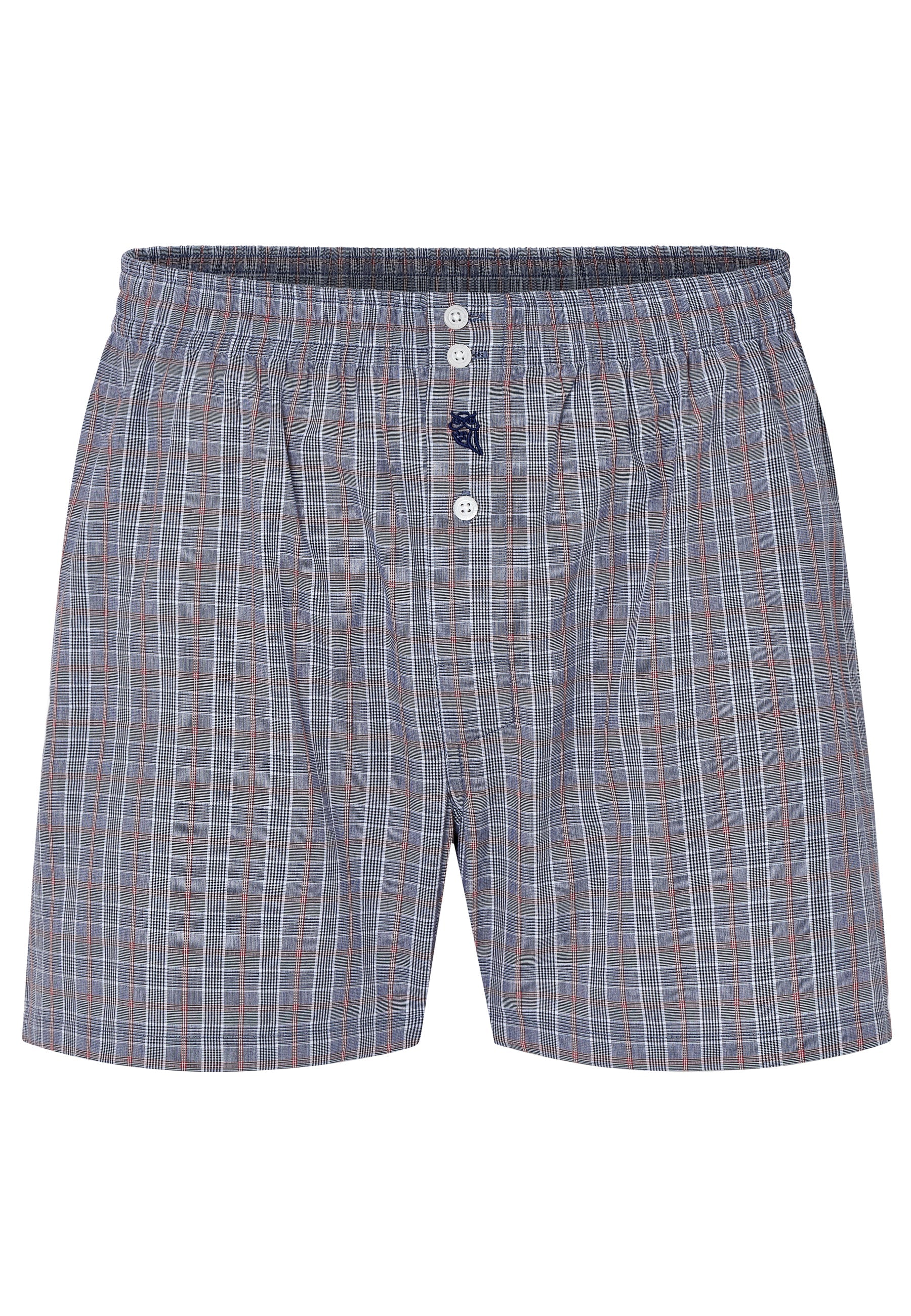 Calzoncillo Bóxer Hombre Algodón Popelín Cuadros - Gris 6934_22