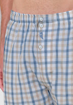 Calzoncillo Bóxer Hombre Algodón Popelín Cuadros - Verde 6935_44