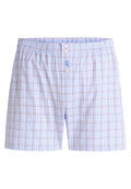 Calzoncillo Bóxer Hombre Algodón Popelín Cuadros - Azul 6937_30