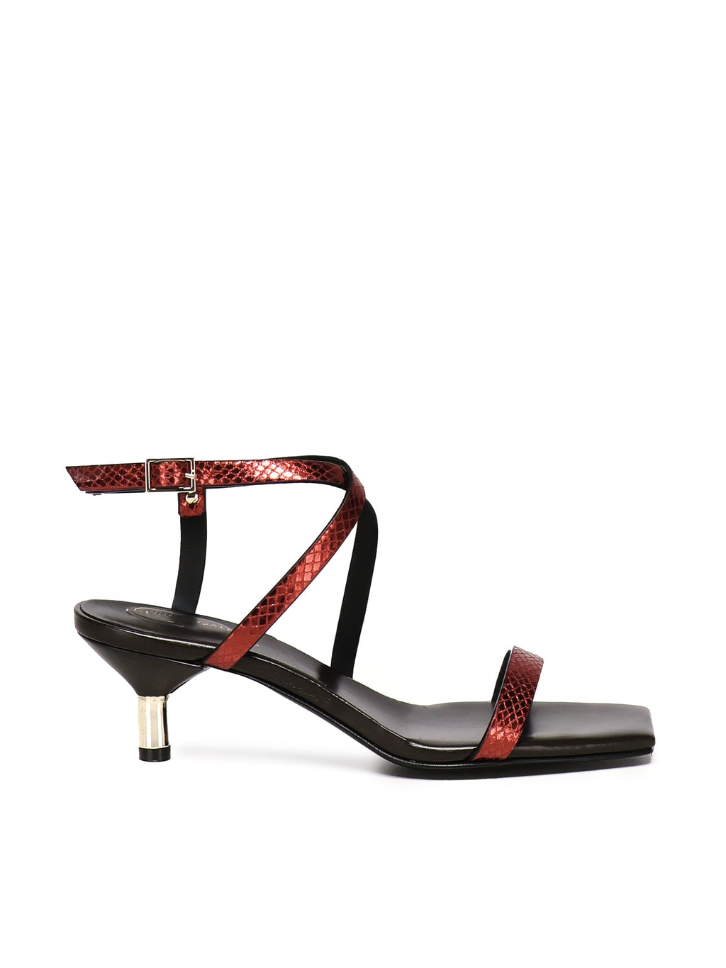 Giuliano Galiano Sandals Bordeaux Leather - 36