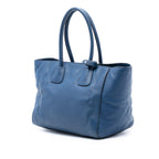 Vitello Daino Front Pocket Open Convertible Tote