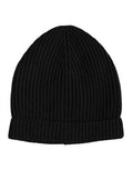 Men's Cashmere Knit Beanie Black