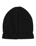 Men's Cashmere Knitted Beanie Black