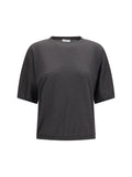 Brunello Cucinelli Cashmere and Silk Sweater — Gray