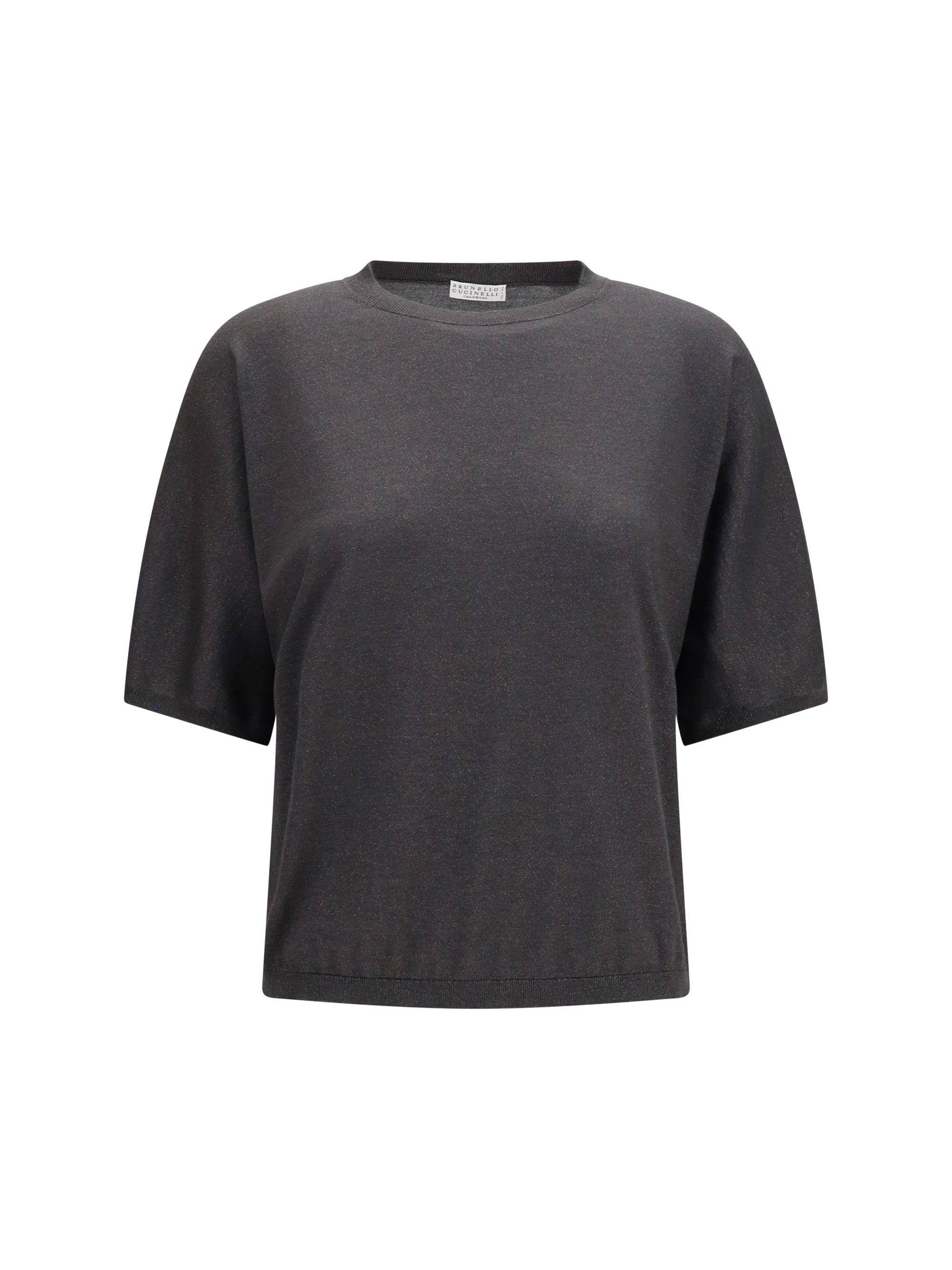 Brunello Cucinelli Cashmere and Silk Sweater — Gray