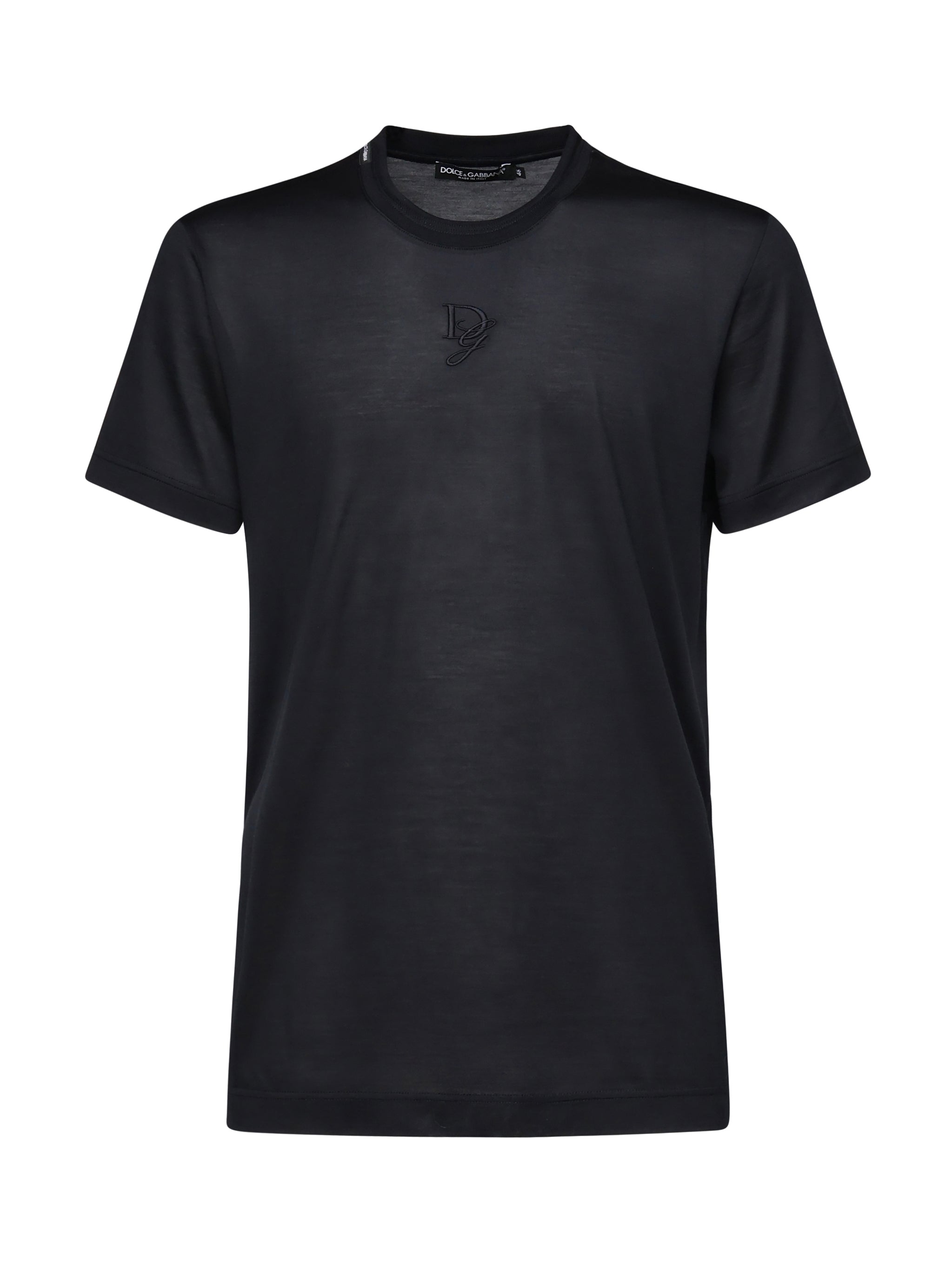 Dolce & Gabbana T-shirts and Polos Blue Silk - 48