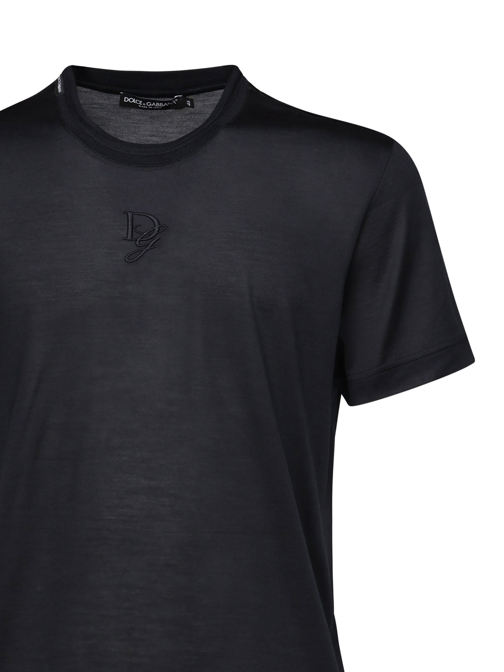 Dolce & Gabbana T-shirts and Polos Blue Silk - 48