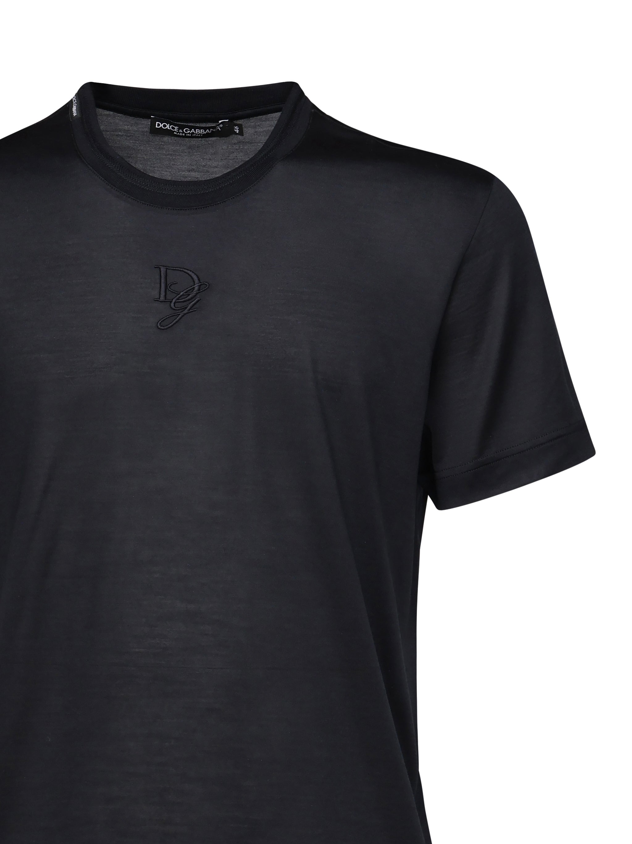 Dolce & Gabbana T-shirts and Polos Blue Silk - 48