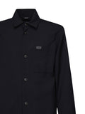 Fay Shirts Blue Virgin Wool
