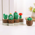Personalizado 3D Impreso Mini Cactus Clicky Fidget Juguetes con Inicial Alivio del Estrés Escritorio Compañero Regalo de cumpleaños para los amantes de las plantas TDAH Adultos