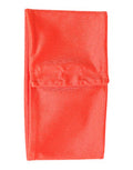 Orange Nylon Stretch Women Neck Warmer Scarf Elastane