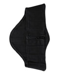 Women's Black Cotton Waist Tuxedo Belt Cummerbund