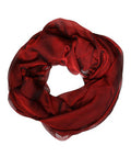 Women's Silk Rectangle Wrap Shawl Red