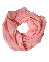 Women's Silk Rectangle Wrap Scarf Pink