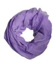 Women's Silk Shawl Purple