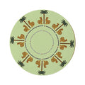 Wild Elegance Leopard & Palm Round Rug