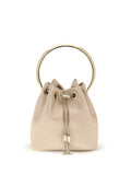 Jimmy Choo Bon Bucket Bag — Beige