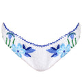 Euro Summer Hand-Beaded Embellished Bikini Bottom | Blue