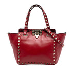 Mini Leather Rockstud Satchel