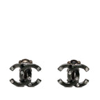 CC Brass Strass Lacquered Clip On Earrings
