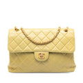 Jumbo Quilted Lambskin Double Sided Flap