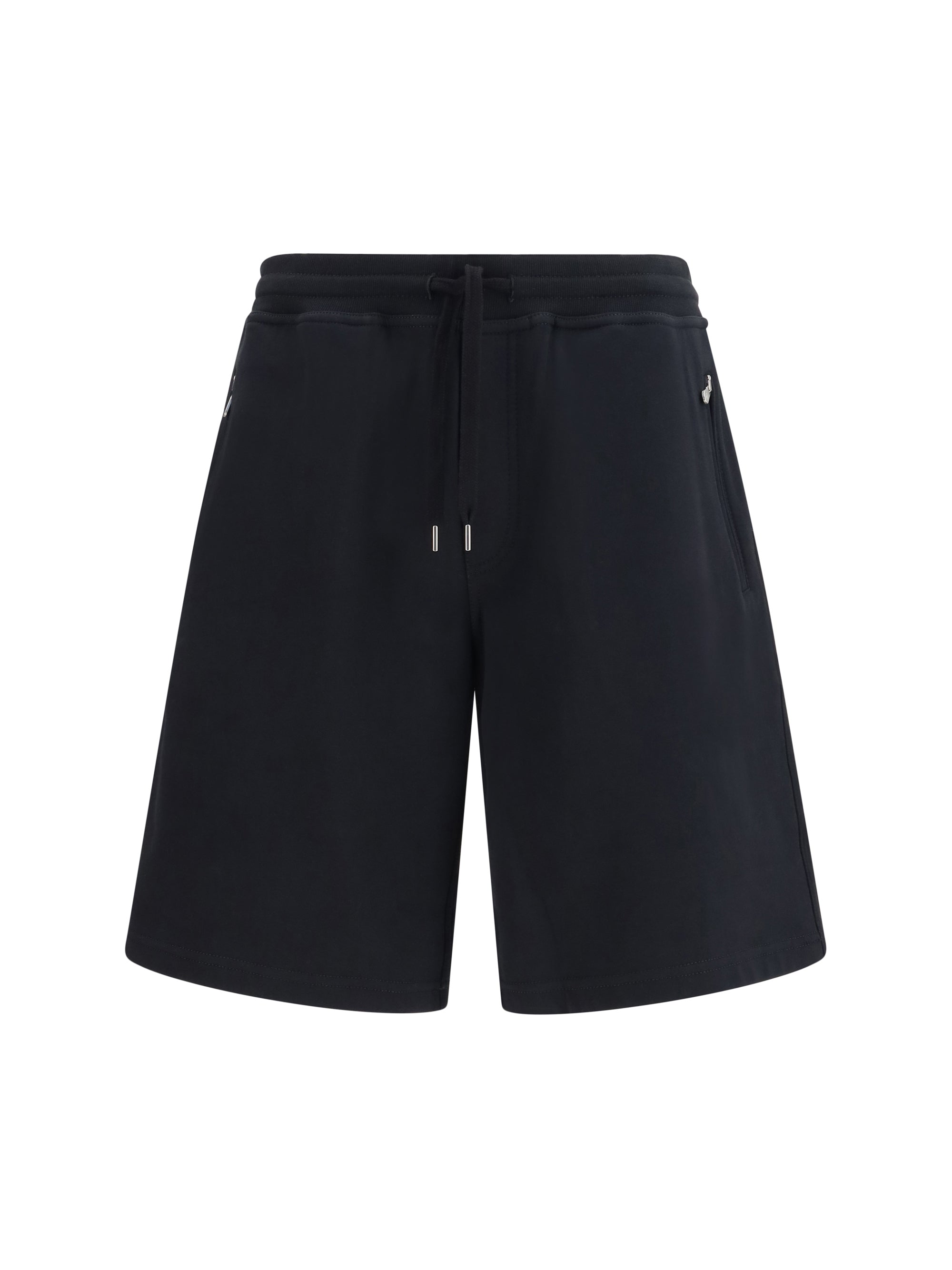 Brunello Cucinelli Cotton Jogging Jogger Shorts — Black