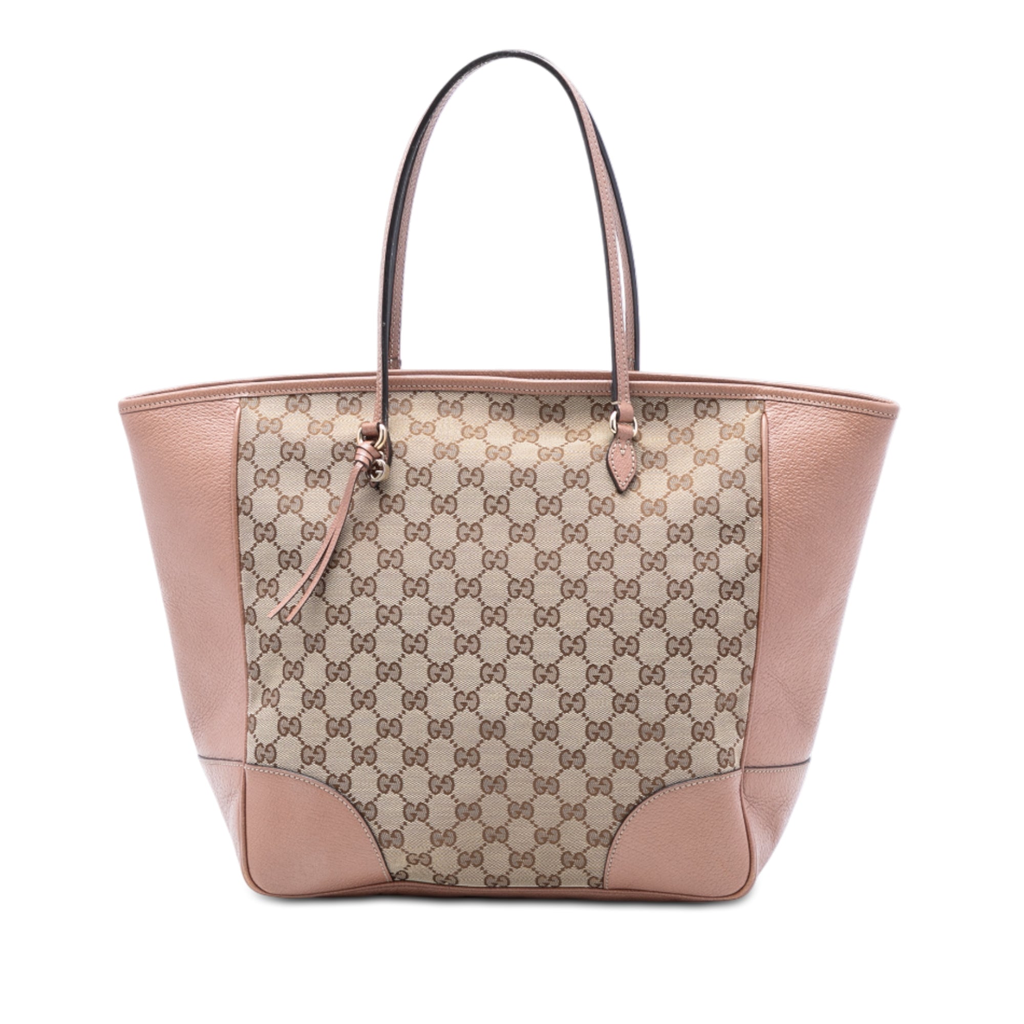GG Canvas and Leather Bree Tote