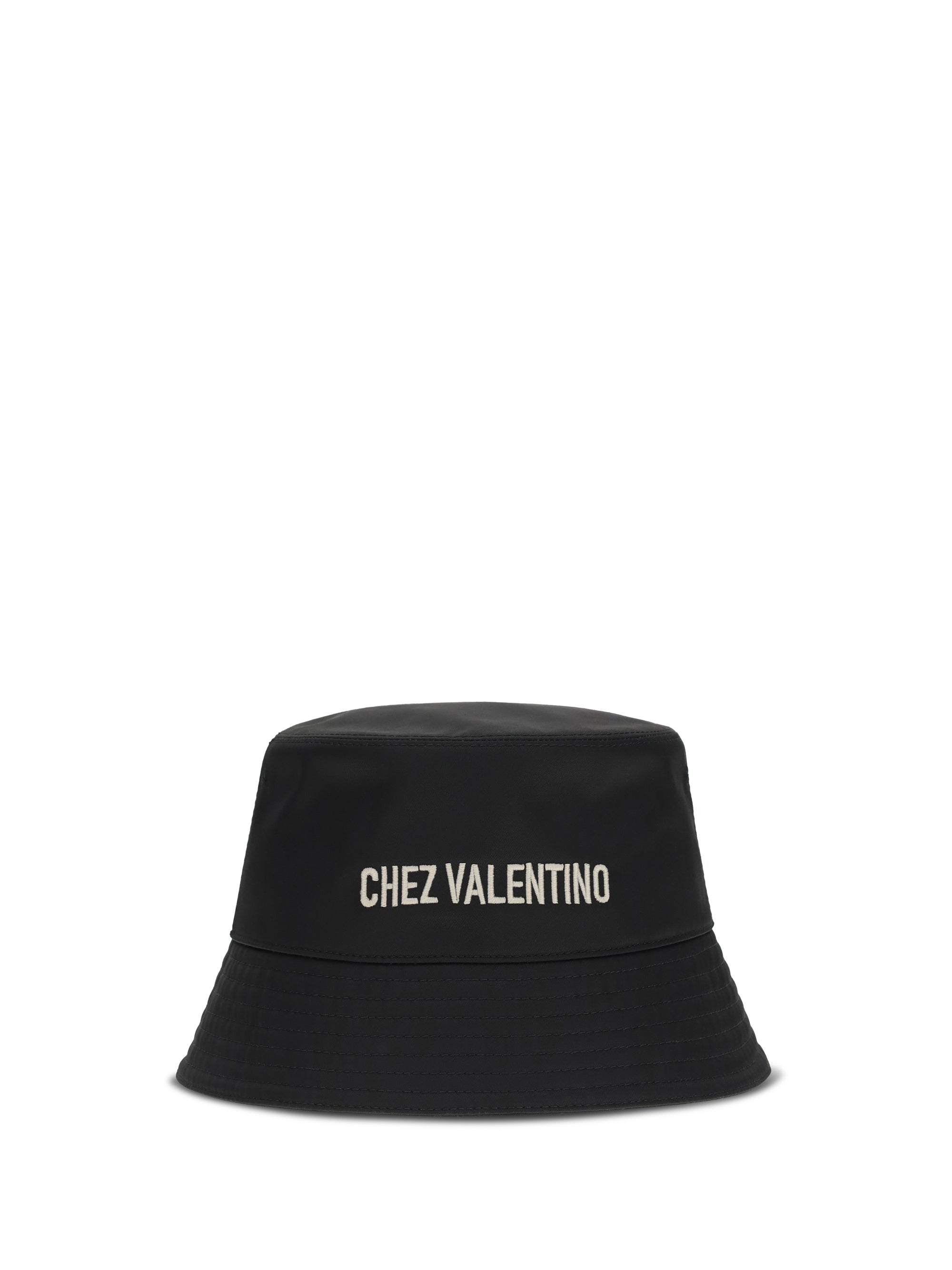 Valentino Garavani 8Y2HGA11UND Bucket Hat — Black