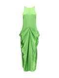Khaite Kent Dress — Green