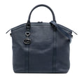 Large Leather Charm Dome Satchel