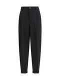 Marni Pleated Elasticated-Waist Trousers — Black