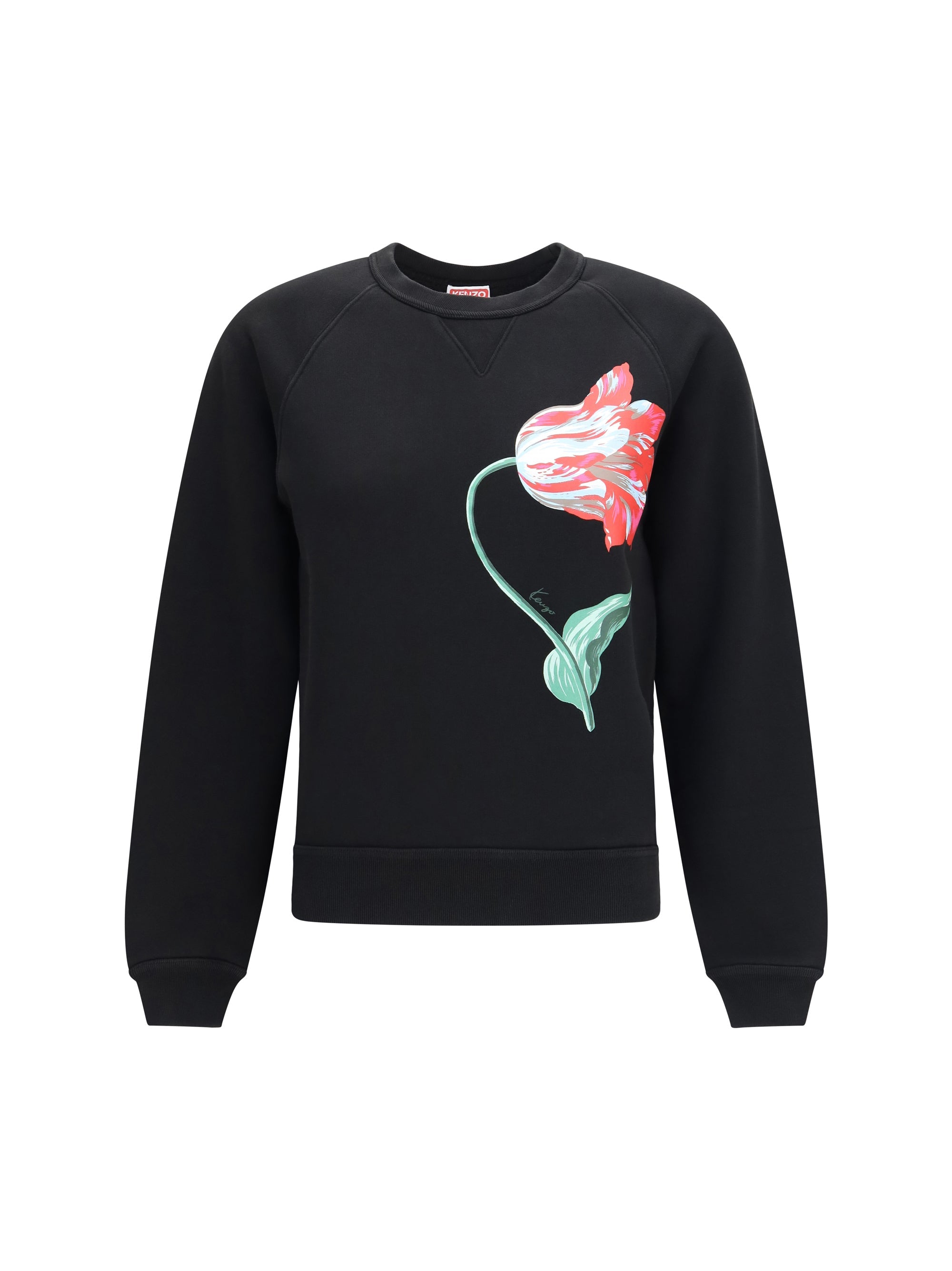 Kenzo Tulip Sweatshirt — Black
