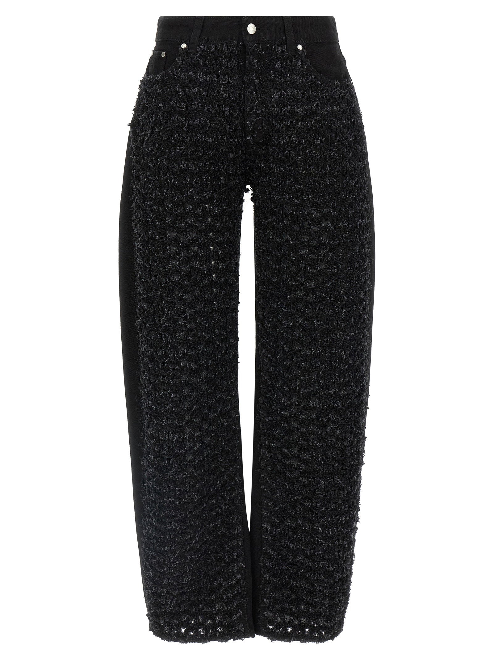 Stella Mccartney Bouclé Jeans — Black
